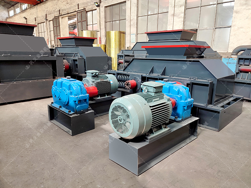 1007型彈簧式對輥破碎機設備發往江西