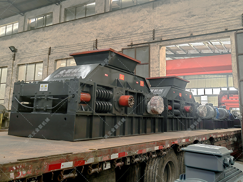 2PG1200x800型對輥制砂機 大型制砂機發往湖北